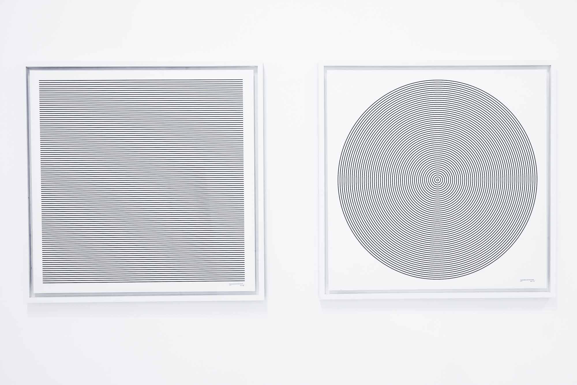 Lines and Circles: rectangle (left) and circle (right)